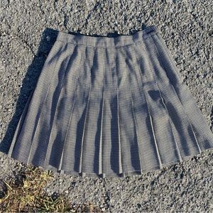 Vintage STAR C.C.C. City Clothing Co. Pleated Houndstooth Skirt